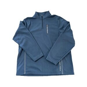 Under Armour Men's Size 2XL Regular Blue 1/4‎ Zip Pullover